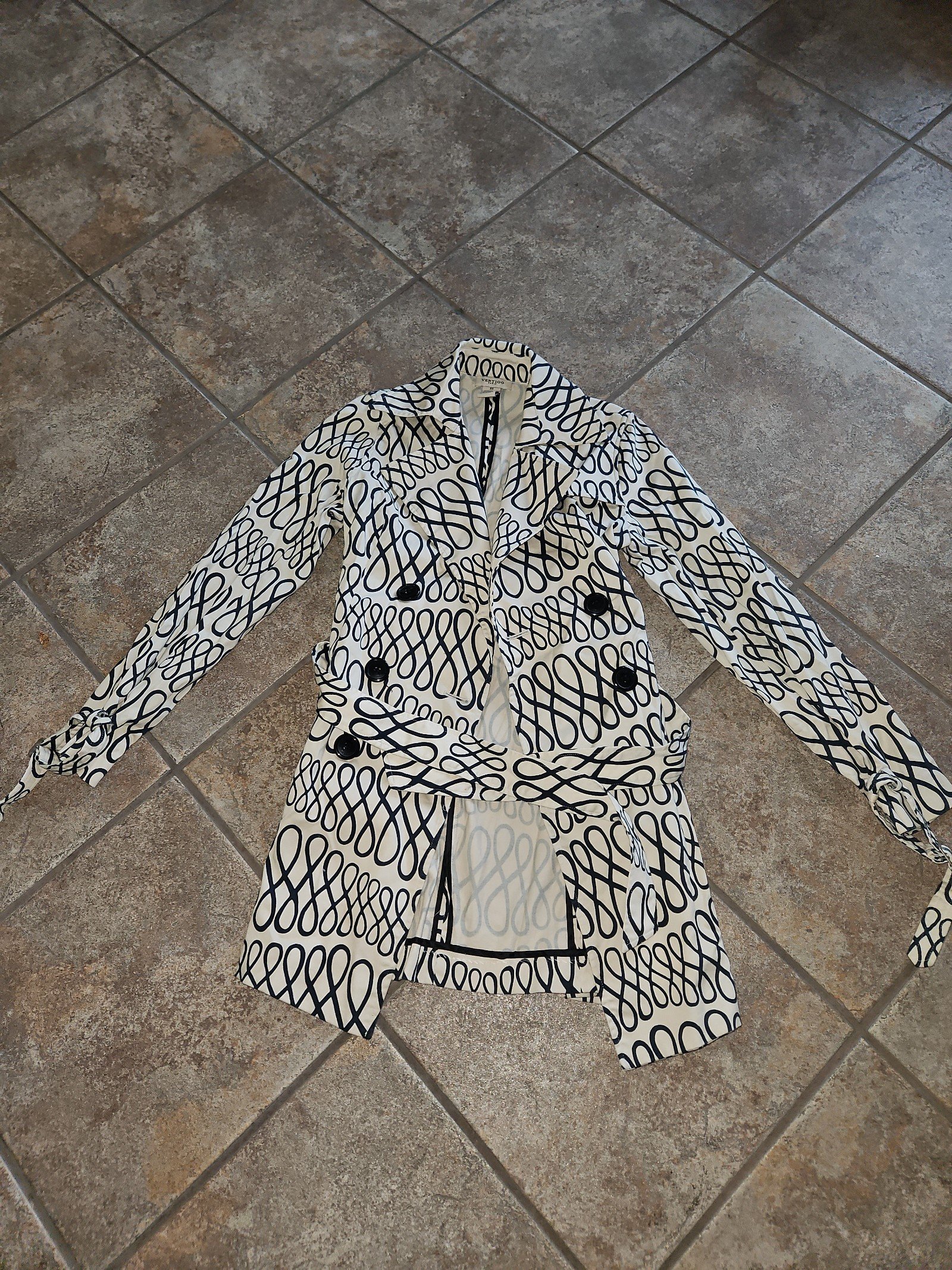 Vertigo Paris trench jacket size XS