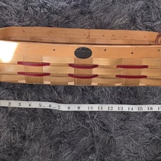 Peterboro Long Wooden Basket