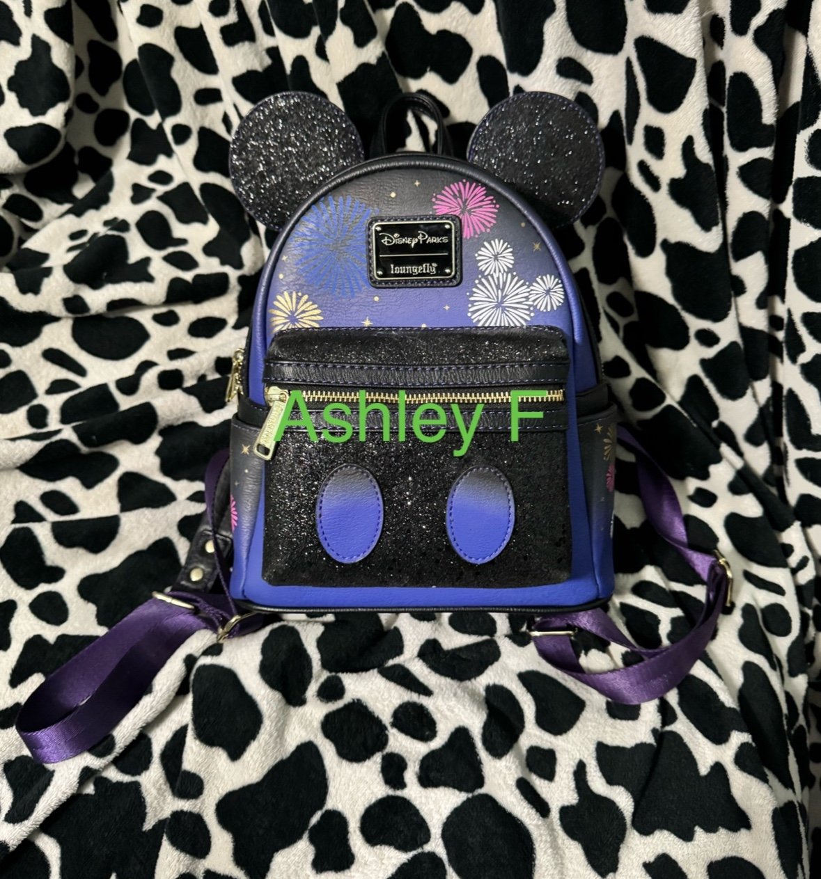 Disney Parks 2022 Mickey Main Attraction Castle Fireworks Backpack Loungefly