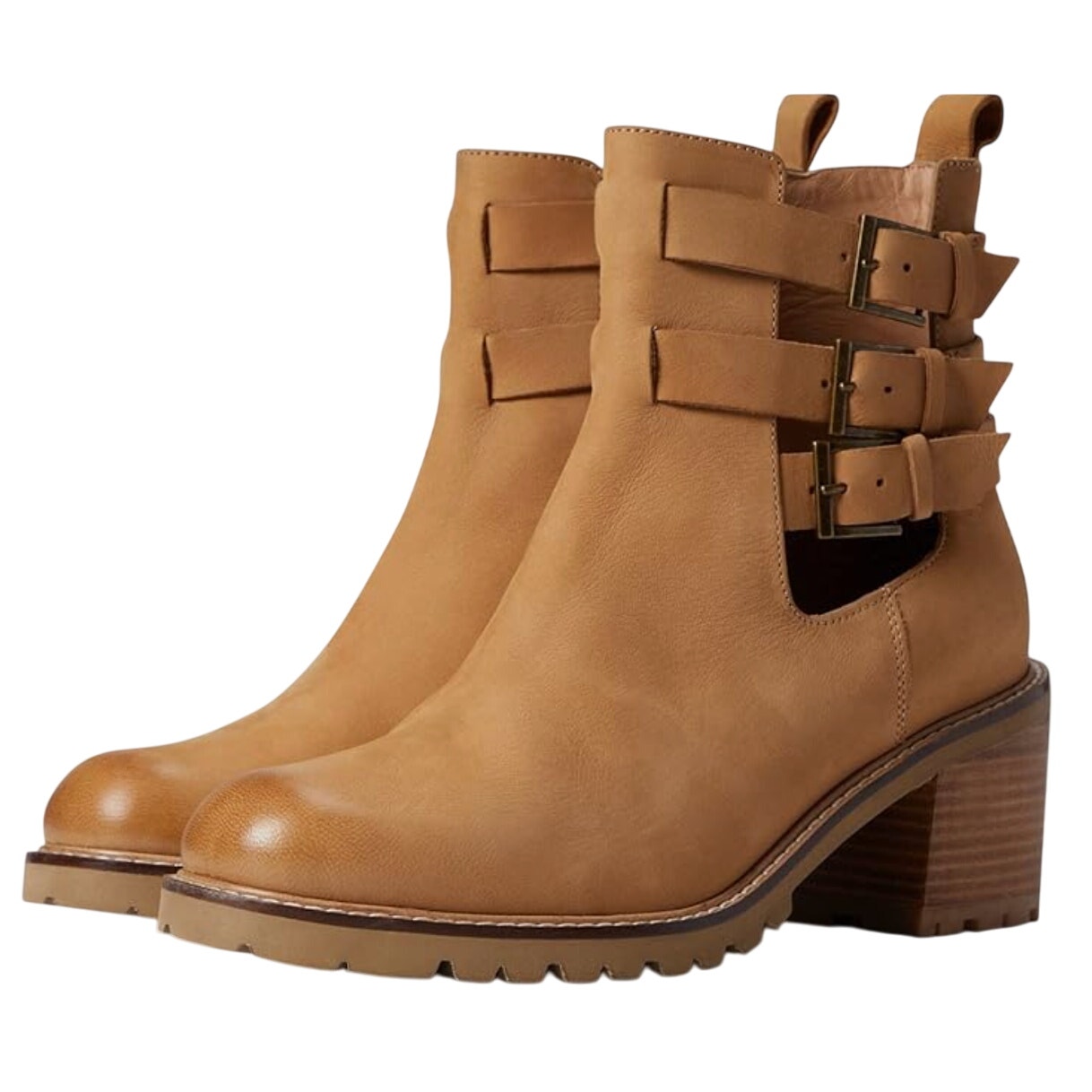 Seychelles Give It a Whirl Ankle Boots 8 Tan NWOT Buckle Ankle Booties Boho