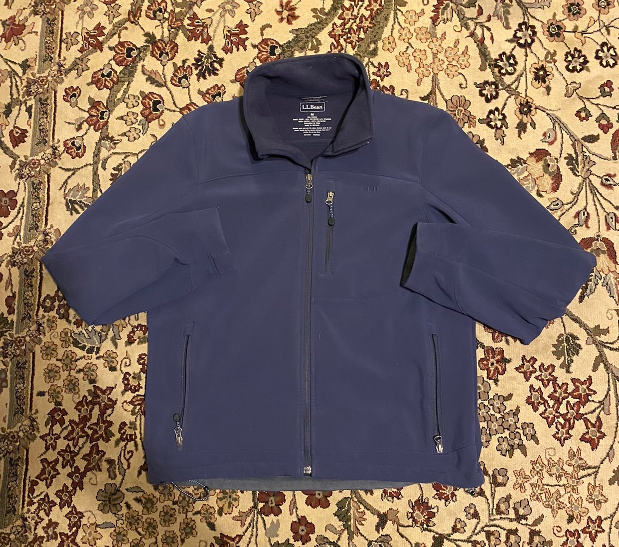 LL Bean Fleece Lined Zip Up
