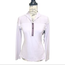 Lija Style Keen Athletic Polo in Purple