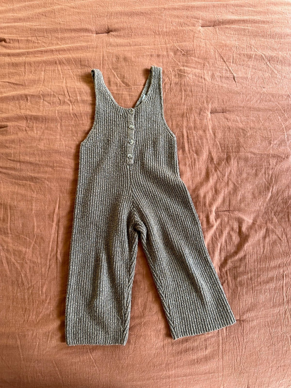 Zara Kids Knit Overalls