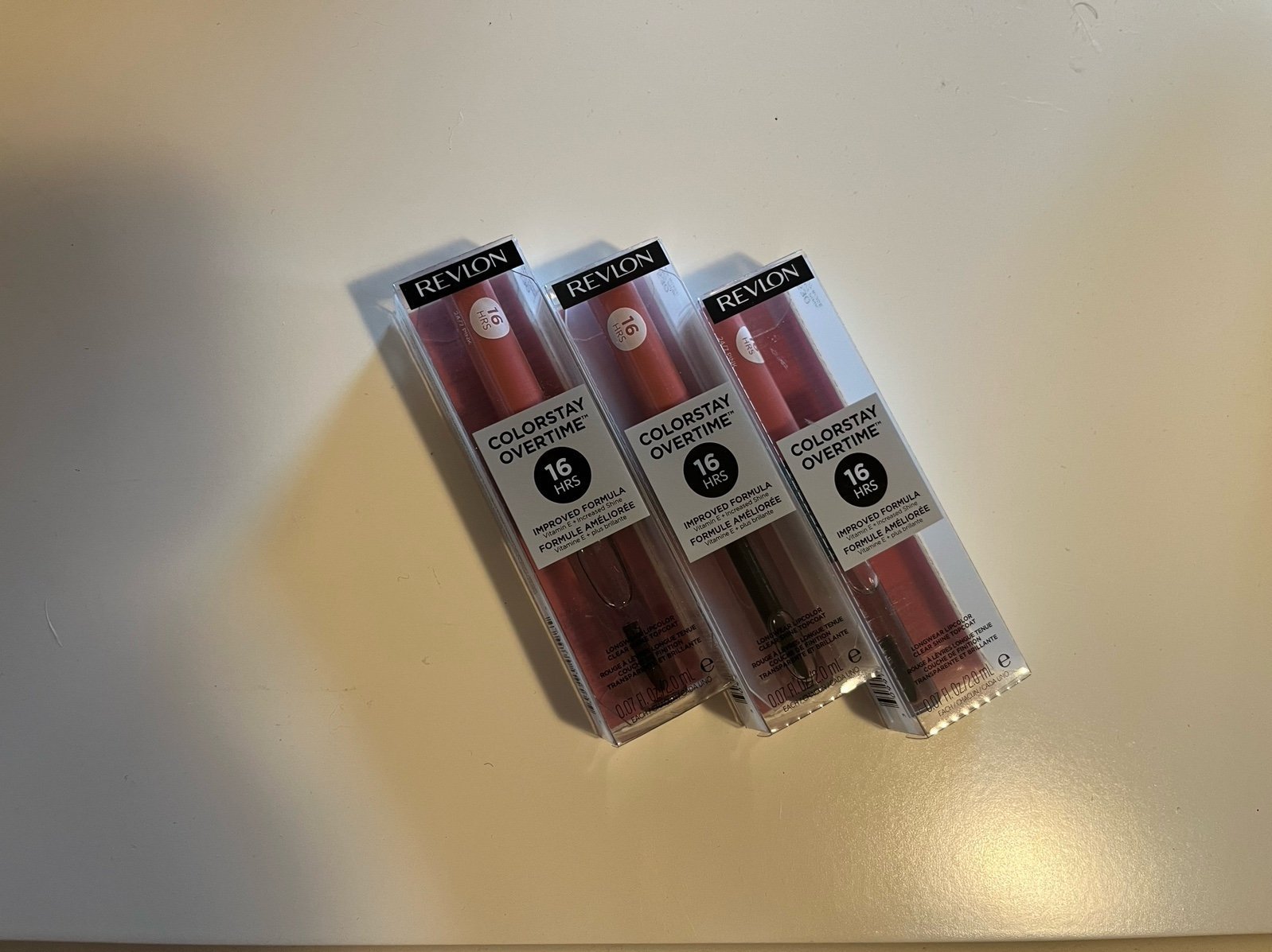 Revlon Colorstay Overtime Lipstick 530 24/7 Pink New lot of 3