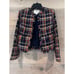 NWOT L'AGENCE Angelina Fringed Tweed Jacket SIZE 0
