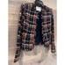 NWOT L'AGENCE Angelina Fringed Tweed Jacket SIZE 0