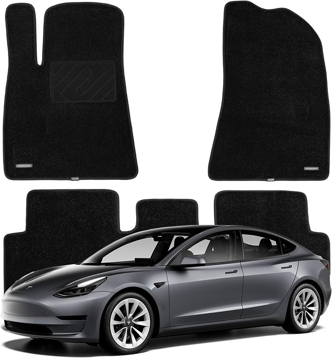 New! Tesla Model 3 WENNEBIRD Superior Carpet Floor Mats for 2017-2023