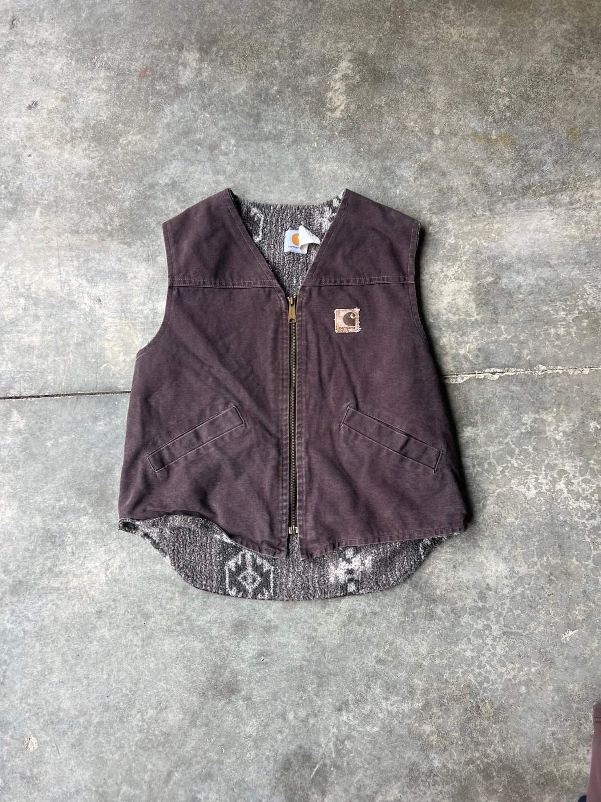Carhartt vest Aztec sherpa lining