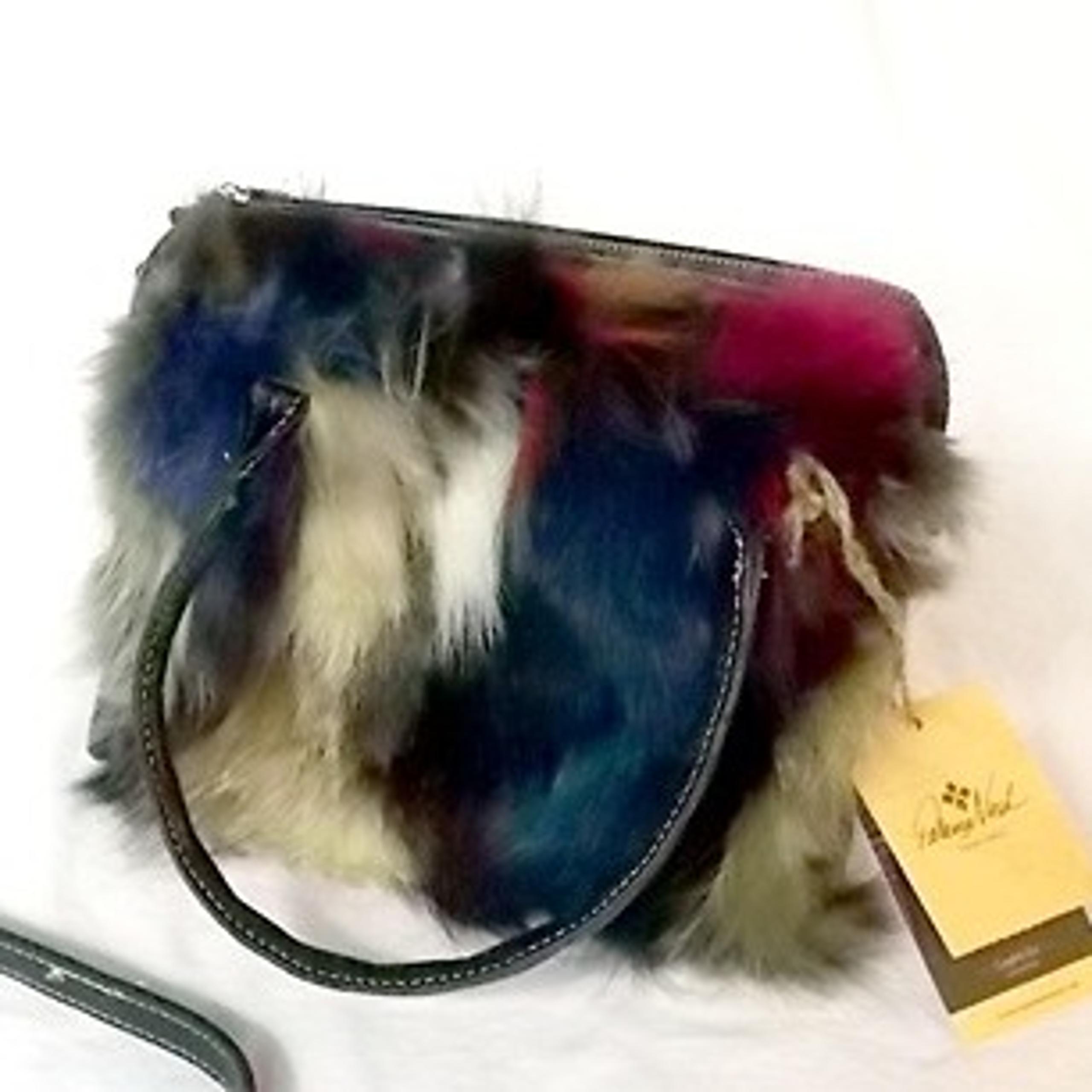 NWT Patricia Nash Fox Fur Paris Satchel