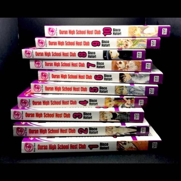 Ouran High School Host Club Manga Volumes 1-10