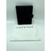 Cloth & Paper Smooth Agenda Cover, Small Black Leather