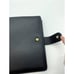 Cloth & Paper Smooth Agenda Cover, Small Black Leather