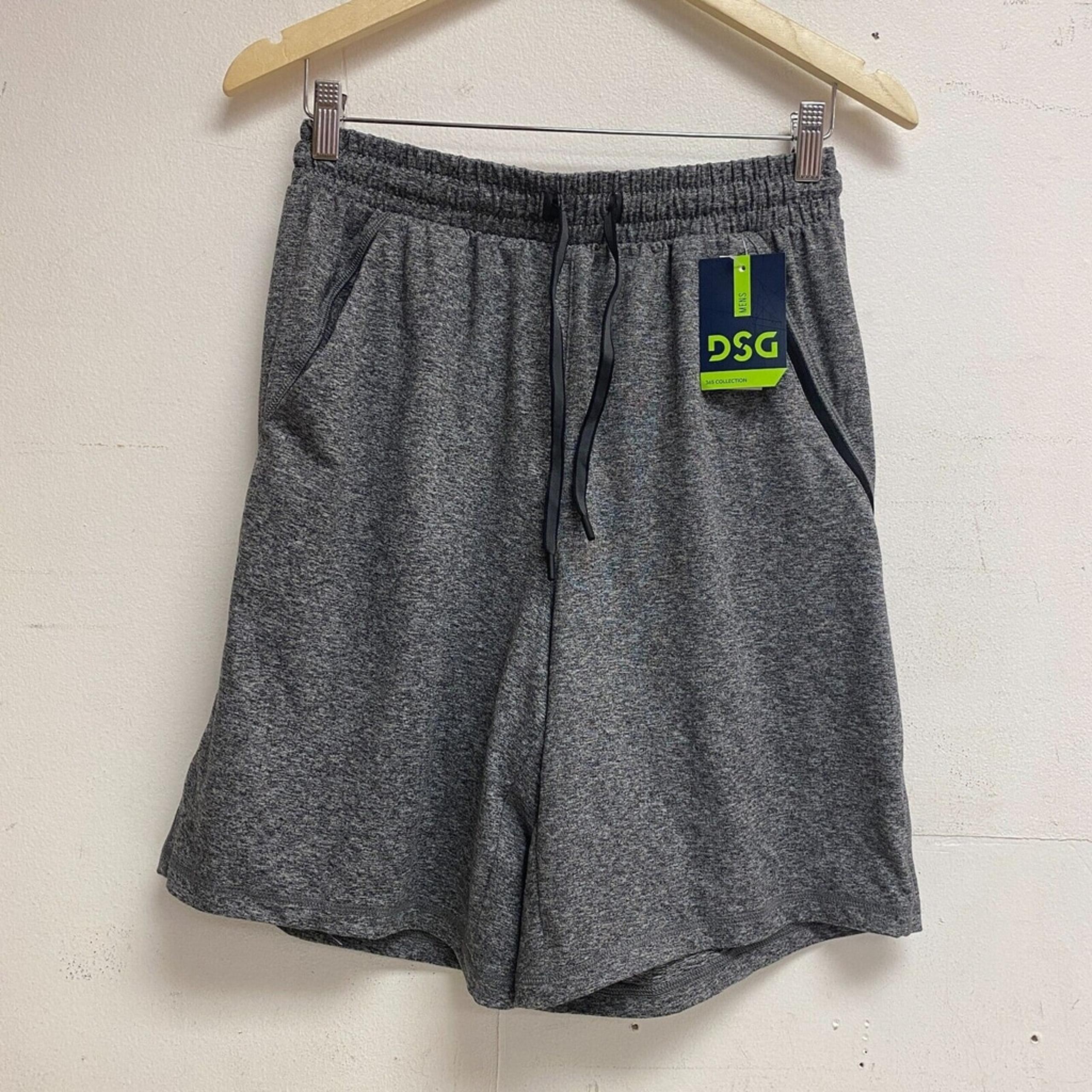DSG Men's 365 Collection 9" Gym Athletic Short Pure Black / Pure White Size S