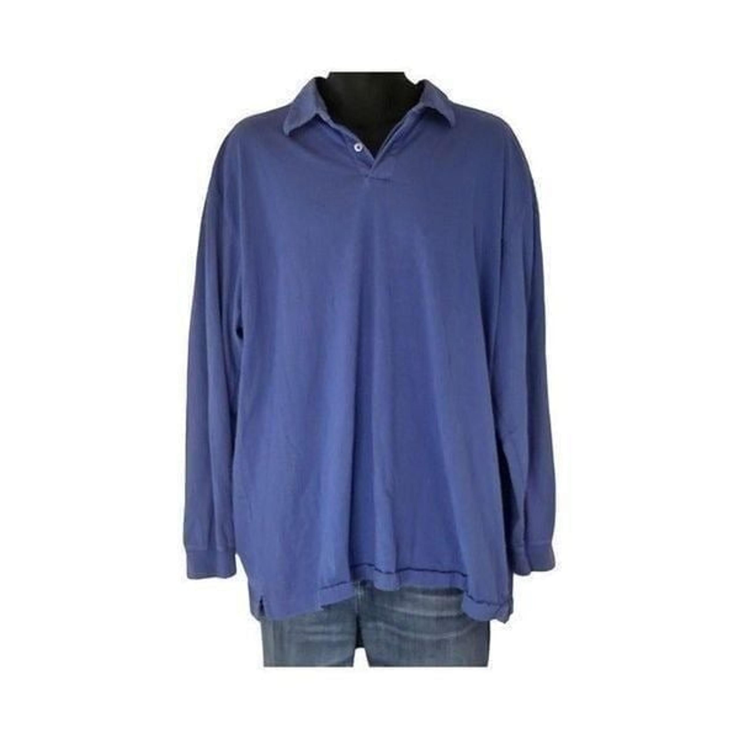 Austin Reed London Pima Cotton Long Sleeve Sz XL Collared Tshirt Men