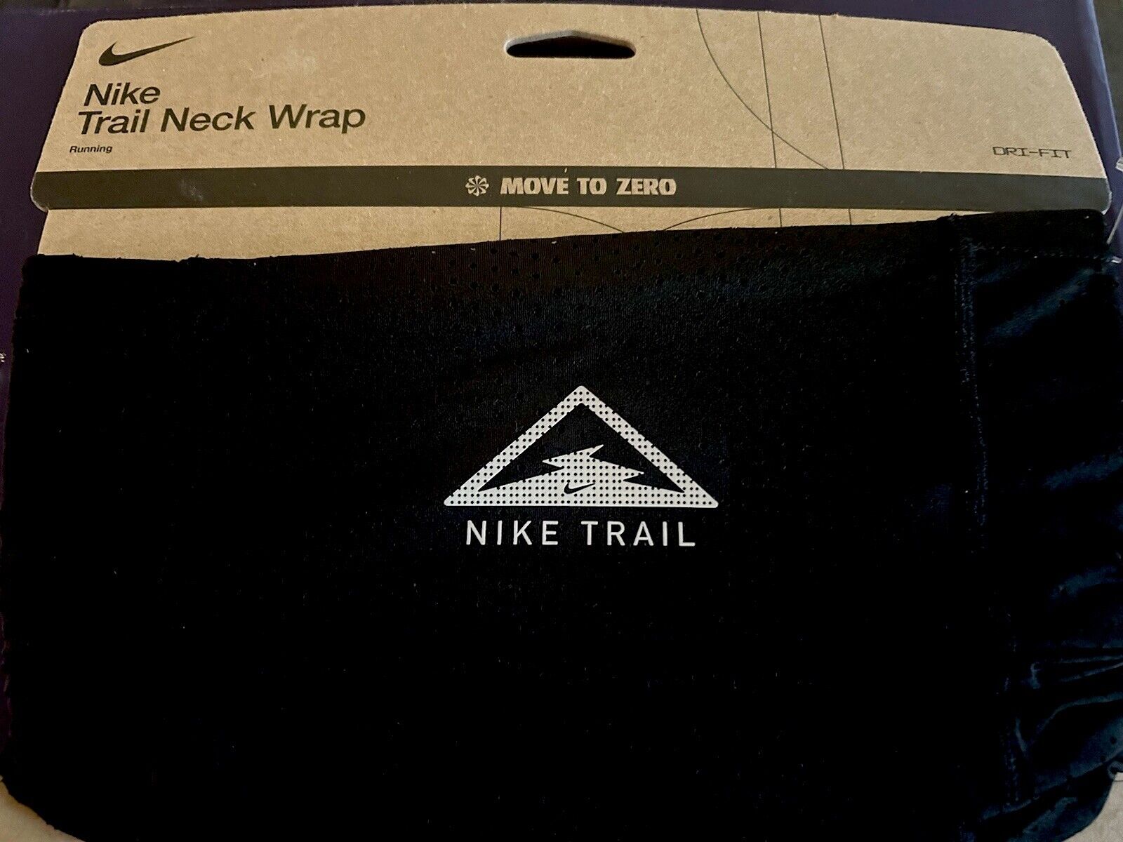 Nike Running Trail Neck Wrap Black Dri-Fit Mask Balaclava ACG Air Max USA DNS 1