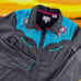 Panhandle Slim Shirt Womens XL Black Pearl Snap Western Rodeo Roses Rhinestone