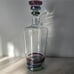 BLOCK CRYSTAL CARNIVAL RIBBED PURPLE BLUE GREEN 12 DECANTER with STOPPER Poland
