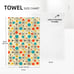16 x24 Modern Atomic Retro Colors Kitchen Dish Towel Set of 2
