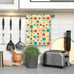 16 x24 Modern Atomic Retro Colors Kitchen Dish Towel Set of 2