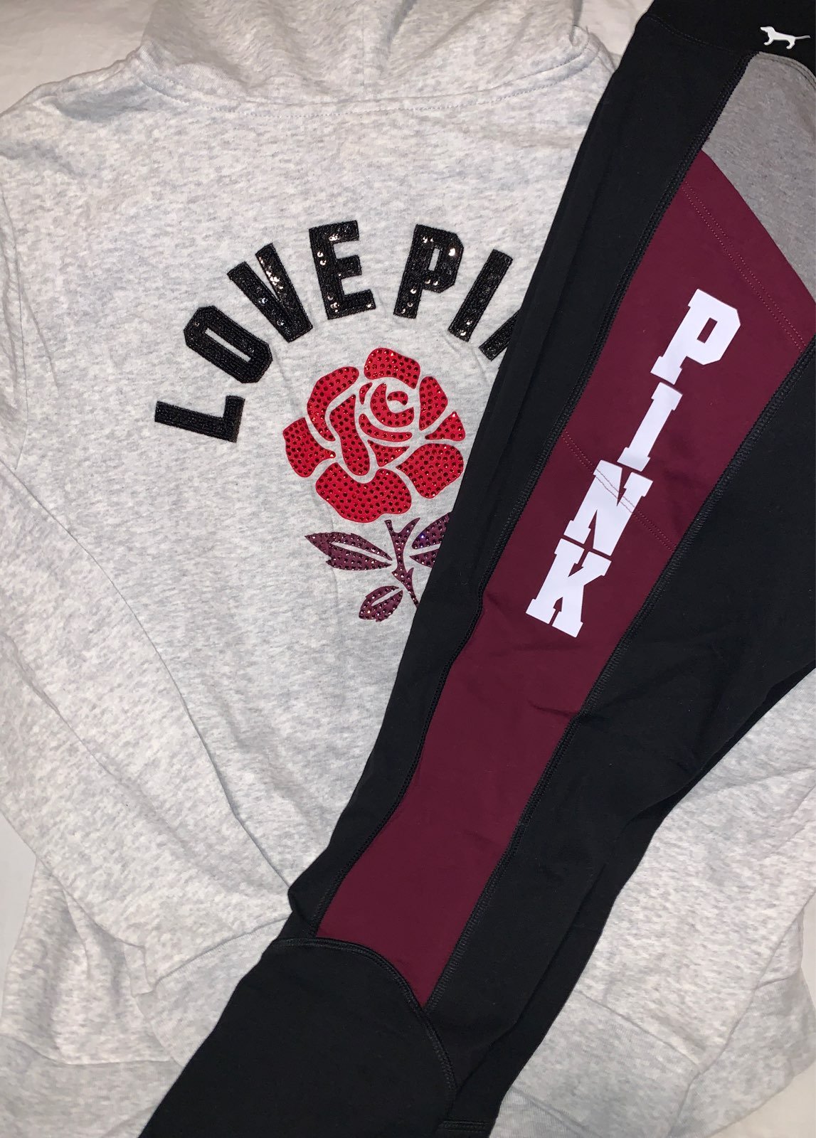 Pink L/XL bling outfit