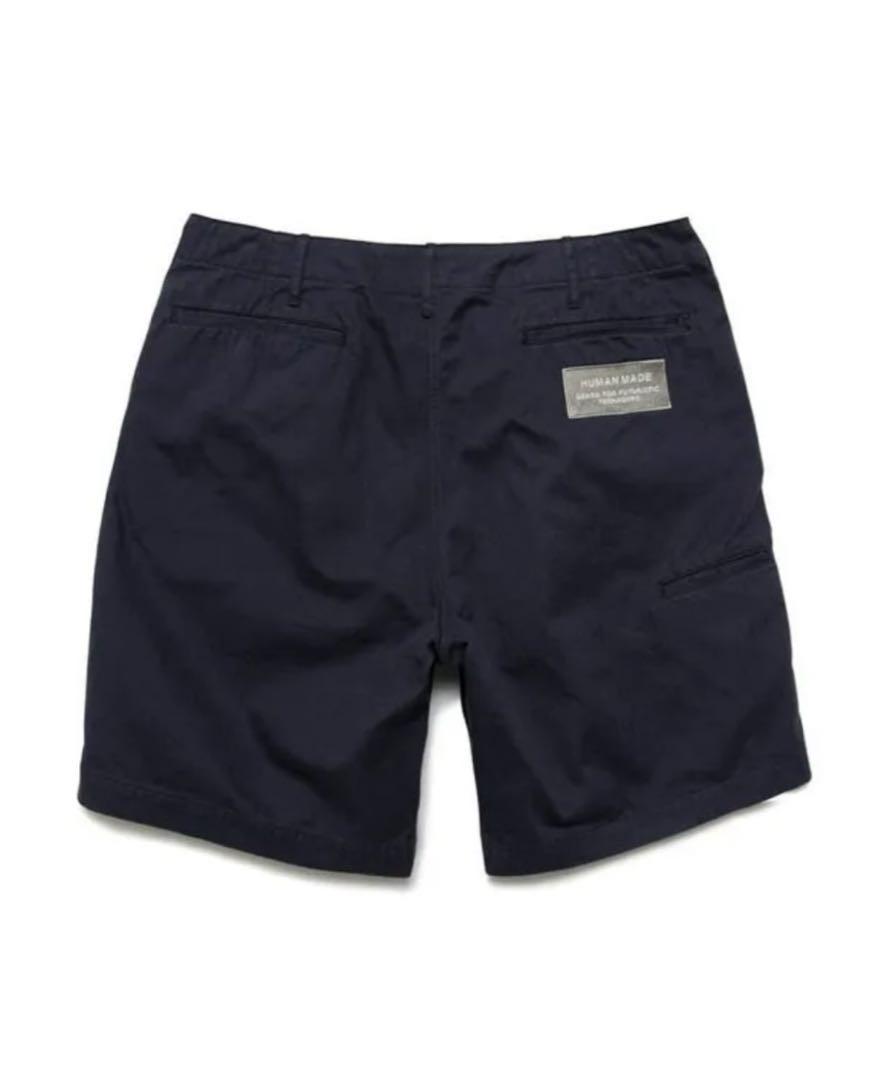 割引価格 EMBROIDERY Made Human CHINO Navy SHORTS パンツ