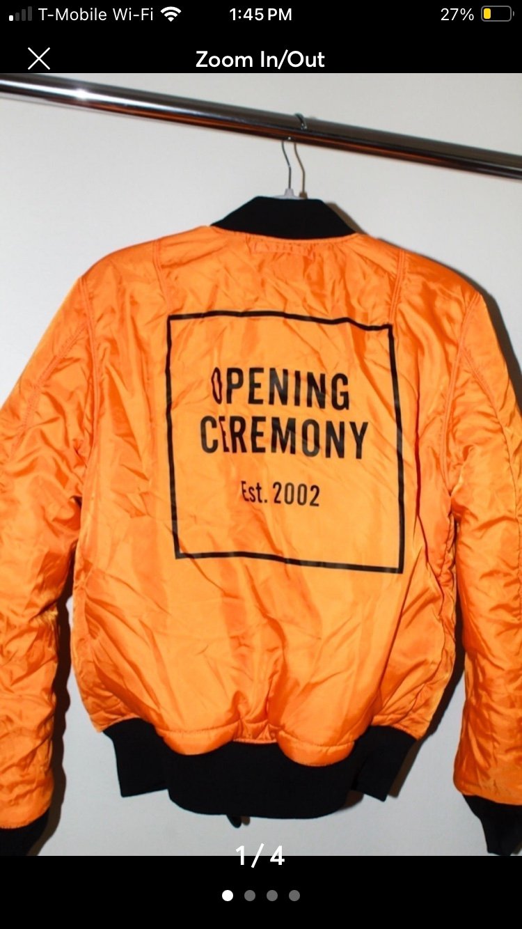 MUST GO ‼️ NWOT Alpha Industries Opening Ceremony Bomber.