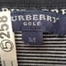 【Excellent Condition】BURBERRY Striped Polo Shirt, Burberry GOLF