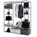 Portable Closet Wardrobe Clothes Rack Storage Organizer Shelf Water-Proof Fabric