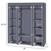 Portable Closet Wardrobe Clothes Rack Storage Organizer Shelf Water-Proof Fabric
