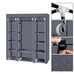 Portable Closet Wardrobe Clothes Rack Storage Organizer Shelf Water-Proof Fabric