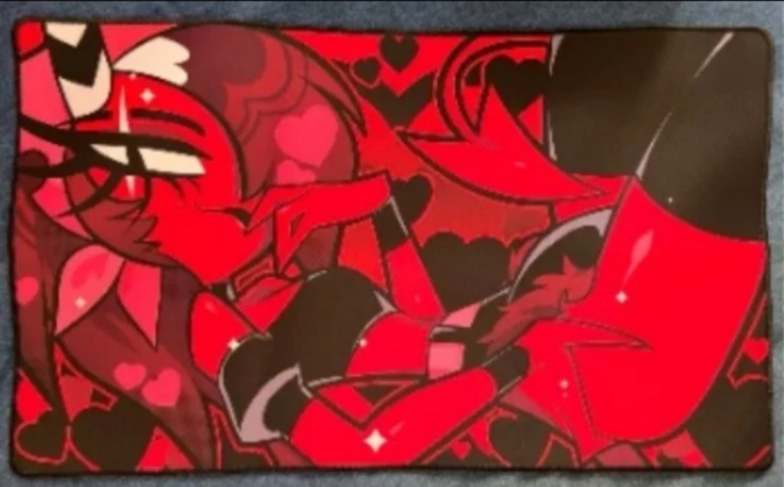 Sallie May Valentines Stitched Playmat Helluva Boss Vivziepop