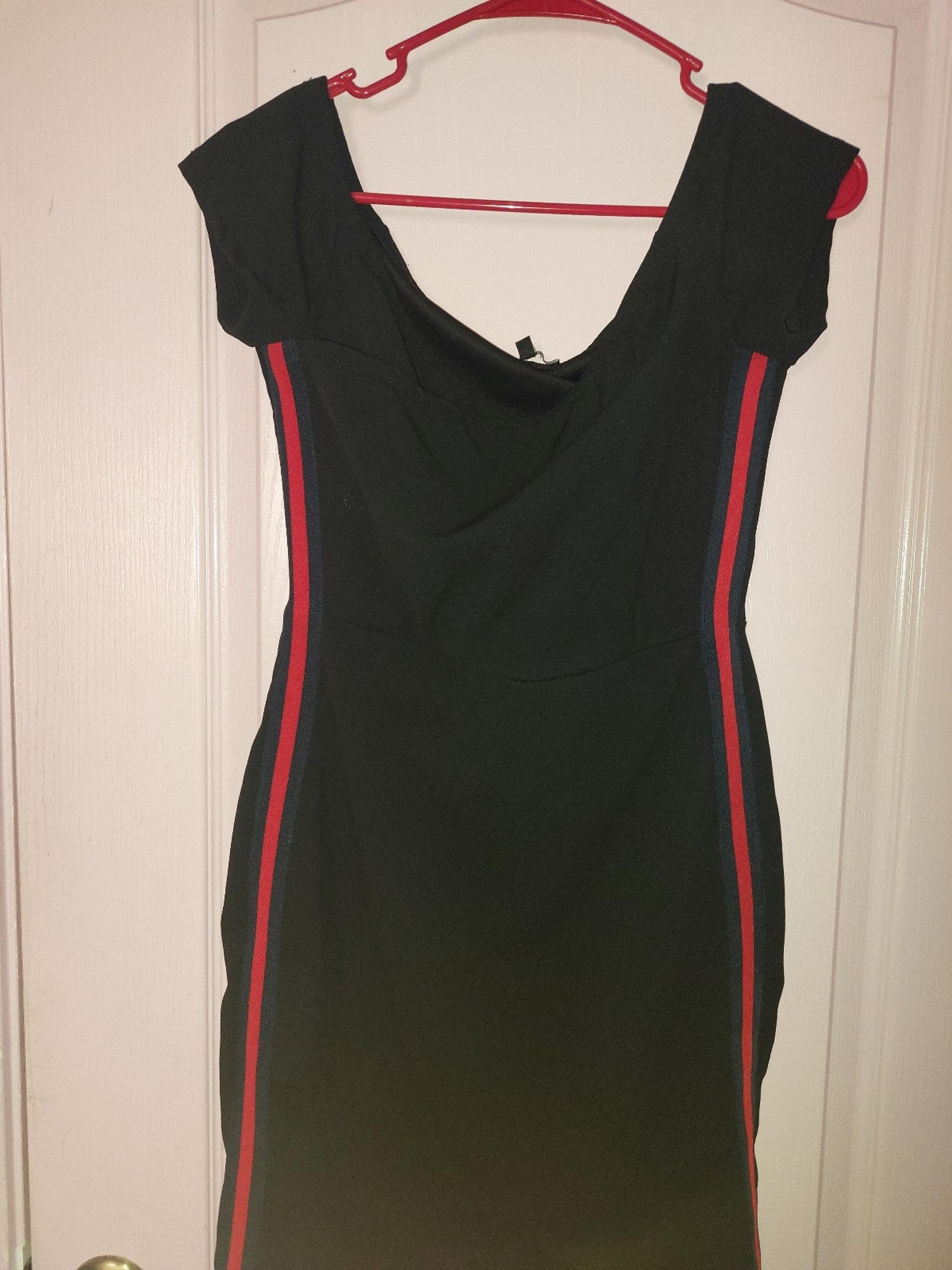 Papaya off-shoulders dress