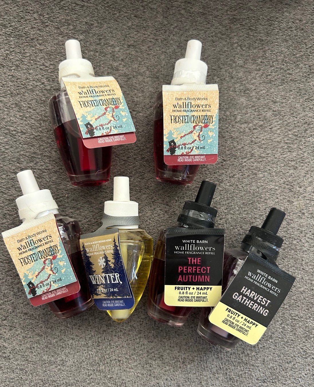 Fall Winter Bath & Body Works Wallflower Refills Frosted Cranberry