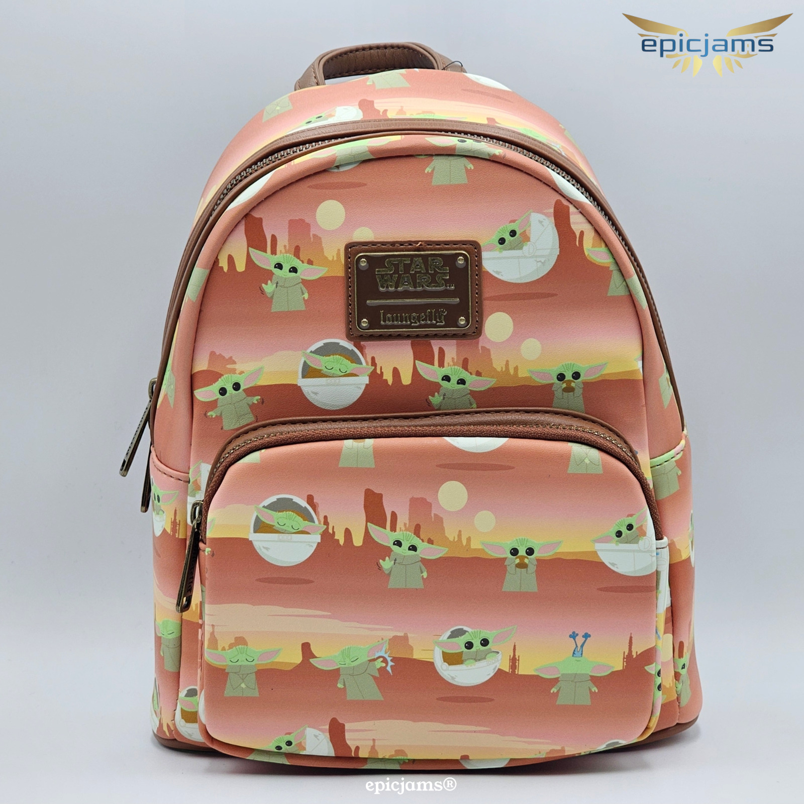 Loungefly Star Wars The Mandalorian The Child Scene Mini Backpack New
