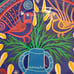 Hecho En Mexico Hand Painted Pottery Wall Hanging Plate 10 1/2” Birds Pitcher