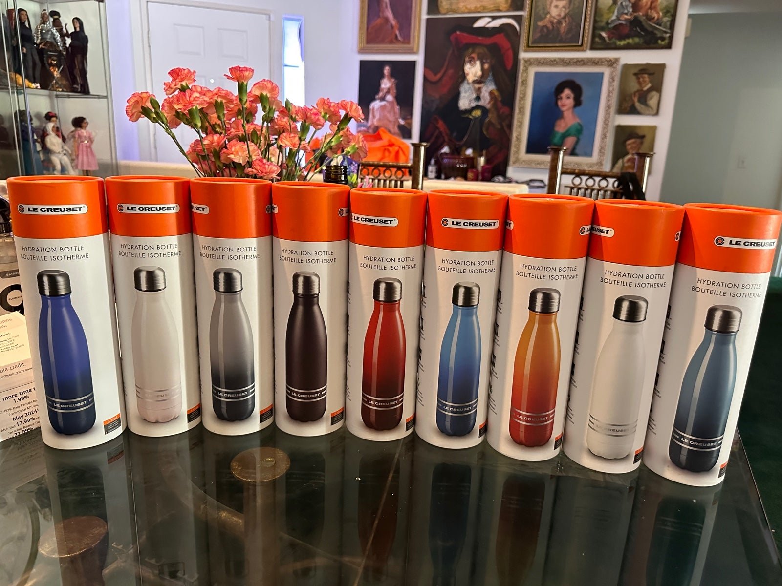 9 piece set Le Creuset Hydration Bottle