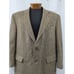 NWOT! LANDS' END! LAMBSWOOL! NUTMEG BROWN, CREAM HERRINGBONE JACKET! SZ 46R