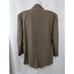 NWOT! LANDS' END! LAMBSWOOL! NUTMEG BROWN, CREAM HERRINGBONE JACKET! SZ 46R
