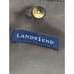 NWOT! LANDS' END! LAMBSWOOL! NUTMEG BROWN, CREAM HERRINGBONE JACKET! SZ 46R