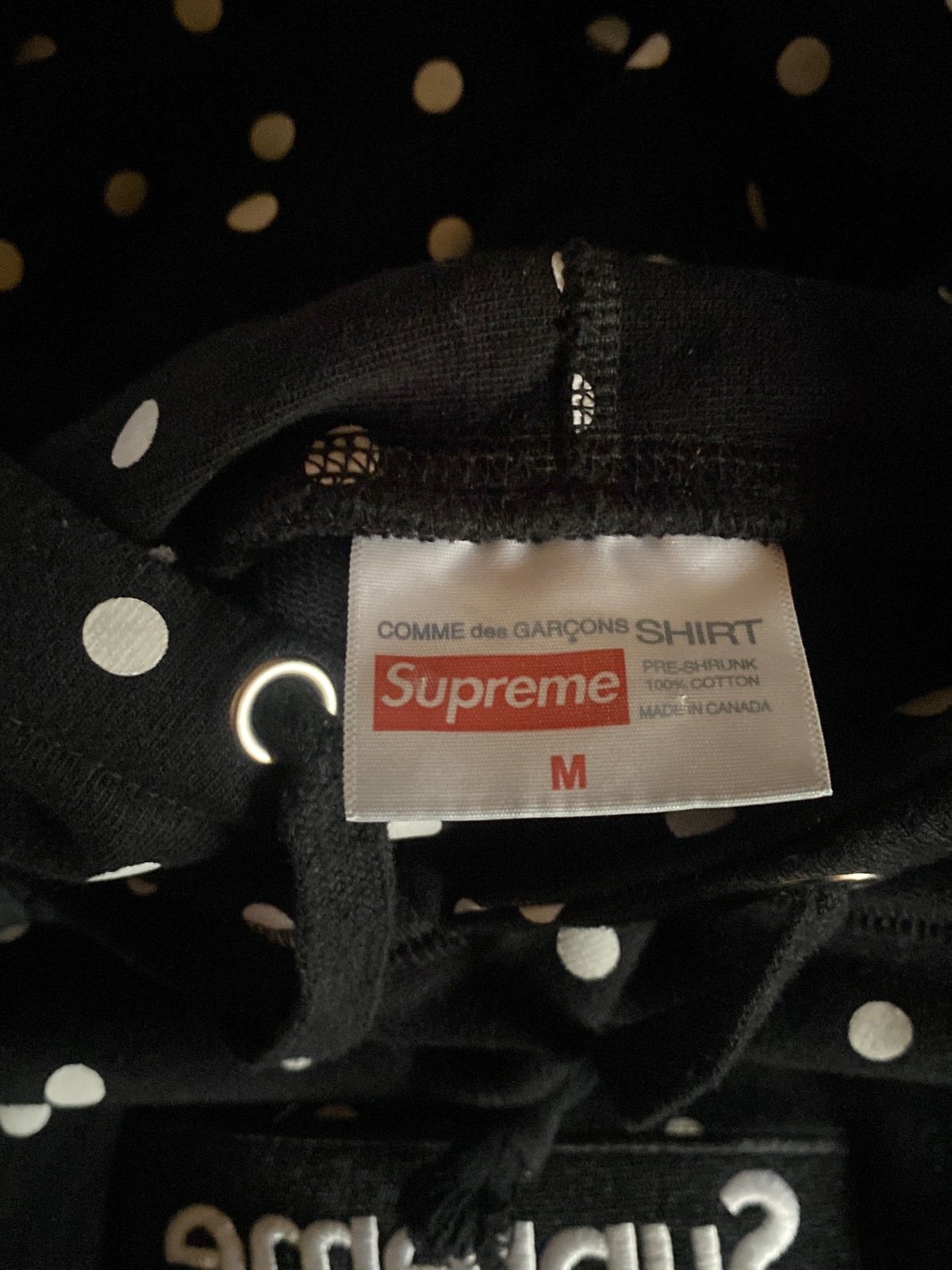 Supreme hoodie polka dot