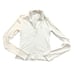 Rag & Bone Essential Rob Pullover Top Ribbed Sz M White Organic Cotton