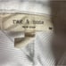 Rag & Bone Essential Rob Pullover Top Ribbed Sz M White Organic Cotton