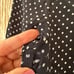 Theory Black Crepe Polka Dot Crew Dress