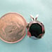 2.62ct 100% REAL NATURAL BLACK DIAMOND NECKLACE,CERTI FICATE,FREE DIAMOND TESTER