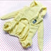 Kawaii Yellow Bunny Gingham Plaid Dog Outfit - Dog Halloween Costume / Easter P