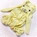 Kawaii Yellow Bunny Gingham Plaid Dog Outfit - Dog Halloween Costume / Easter P