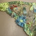 Dainty Yellow Floral Lace Underwire Bra & Tanga Panty Panties Set Large NWOT