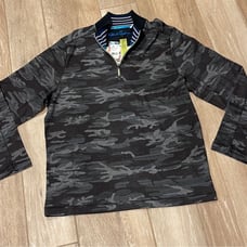Robert Graham Streets 1/4 Zip Camo Pullover XL