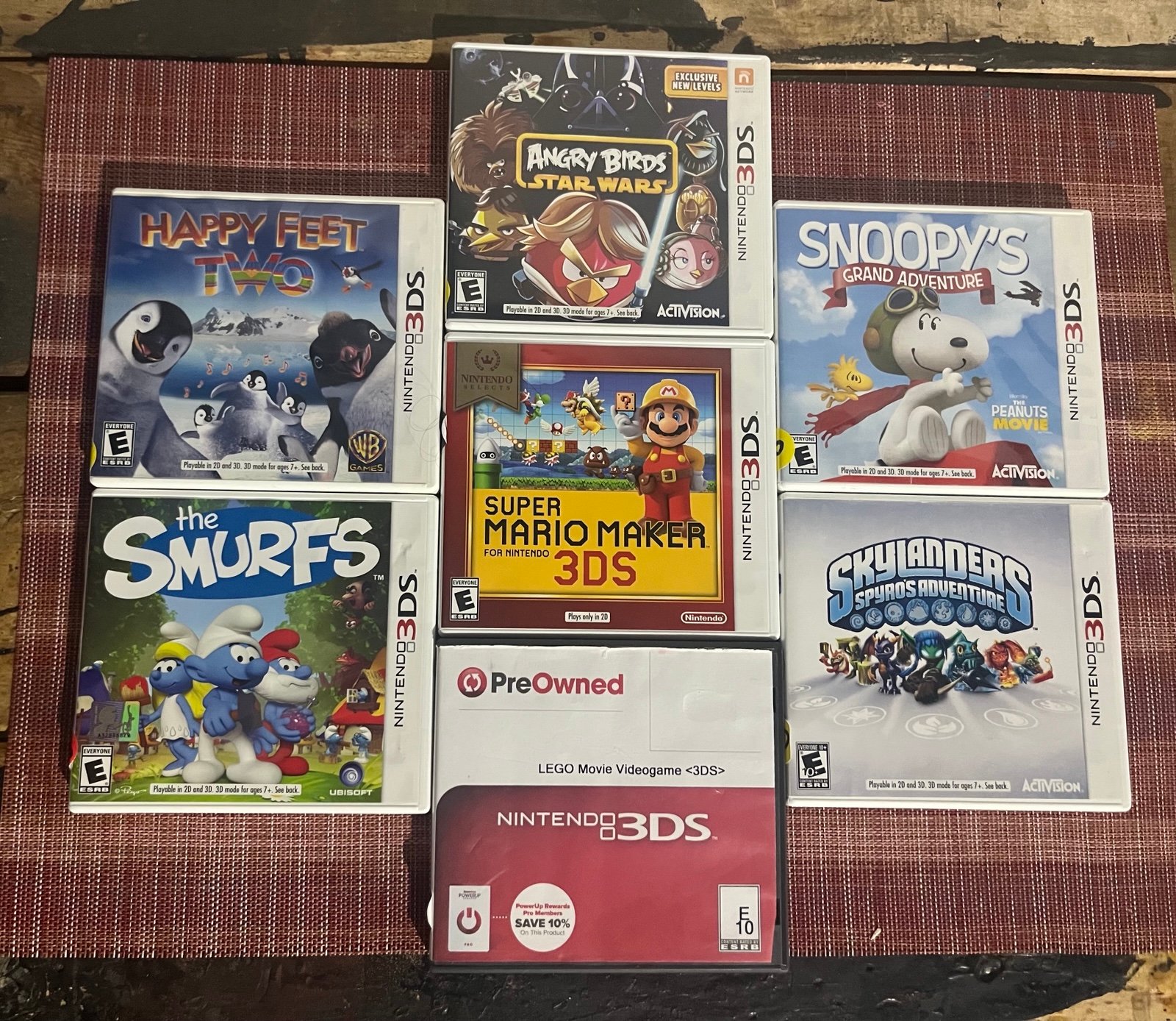Nintendo 3DS Game Lot