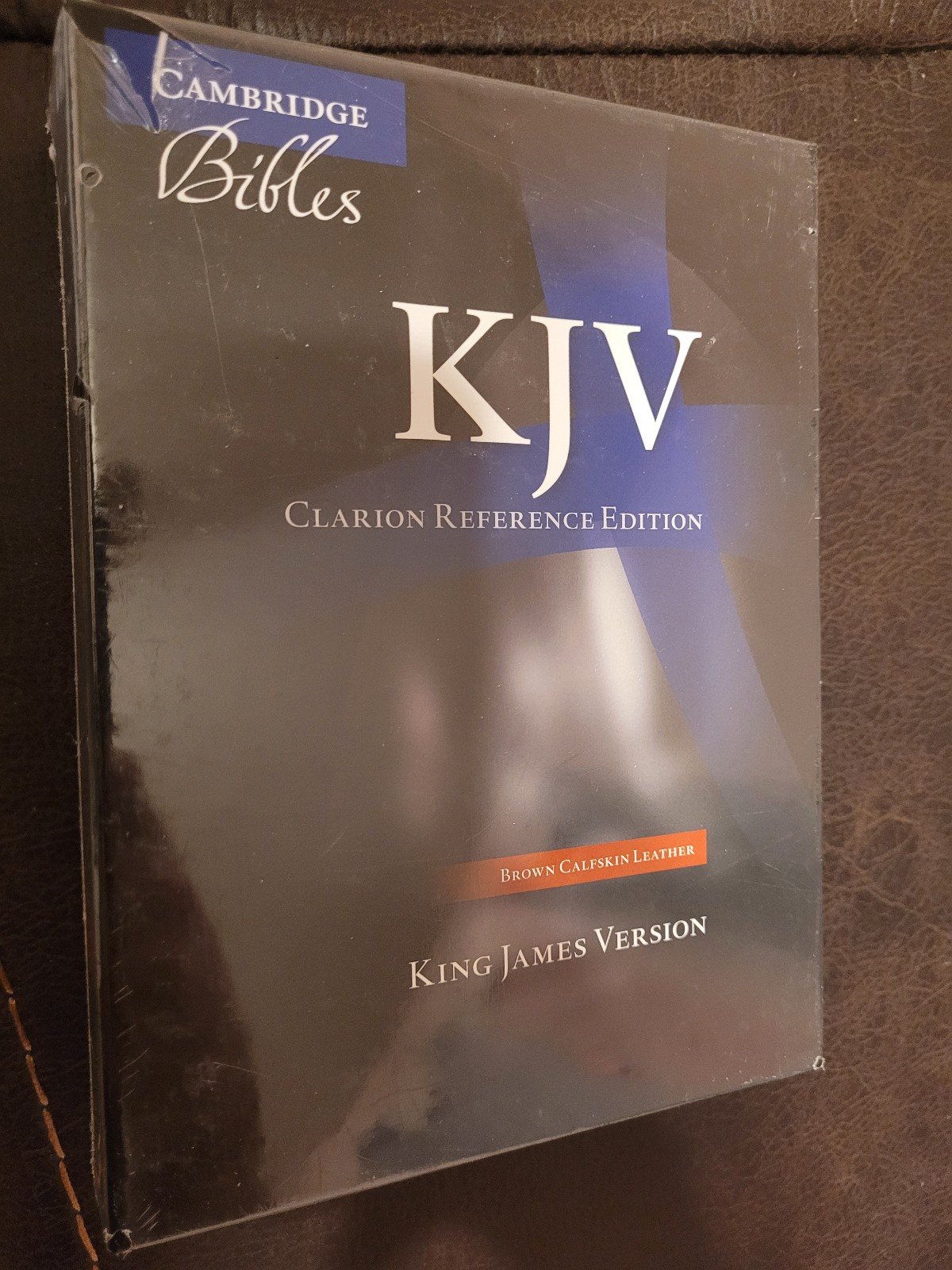 KJV Clarion Brown Calfskin
